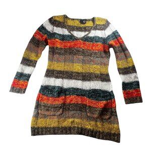 Y2K Ultra Flirt Multicolor Striped Knit Sweater